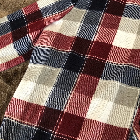 Blue/Red Button Up from Rue 21 - Picture 3 of 4